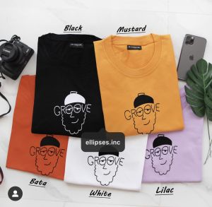 ELLIPSES.INC Tumblr Tee / T-Shirt / Kaos Wanita & Pria Lengan Pendek GROOVE