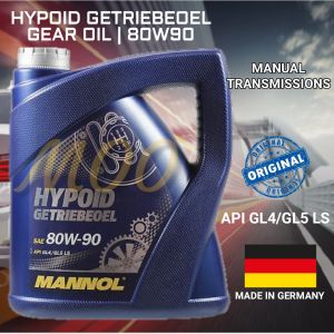 [SCT GERMANY] MANNOL MANUAL GEAR OIL 8106 HYPOID GETRIEBEOEL SAE 80W/90 API GL4/GL5 LS 4 LITRES