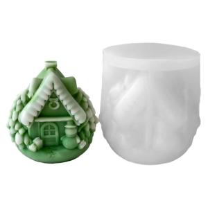 Christmas House Molds Ornament Molds Silicone Mould Plasters Molds Casting Molds Epoxy Resin Molds