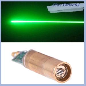 Ditur 532nm 30 ~ 50mW màu xanh lá cây tại chỗ Laser mô-đun laser diode ánh sáng miễn phí điều khiển
