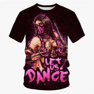 [Local Stock] VCC Combat Role 3D Print Mens T Shirt Funny Game Harajuku Short Sleeve Top Casual O-neck Loose Tees Fashion Hip Hop Street Clothing