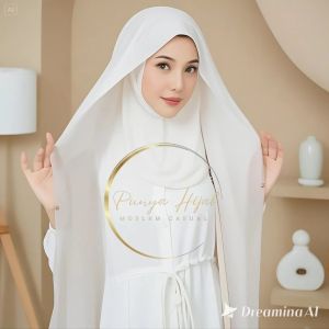 Instant Hijab with Inner | Premium Jersey | Anti Bacterial | Oval Back Design Easy Wear No Pin Hijab