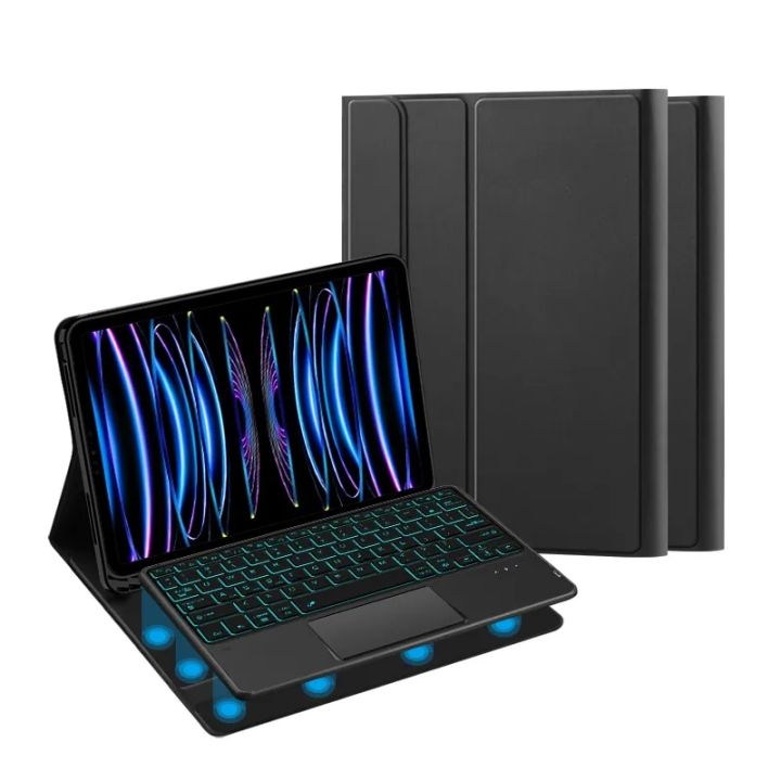 Wireless Bluetooth Touchpad Keyboard Case for iPad Pro 12 9 Inch 2015