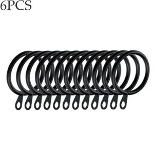 OOC 5 Colors Heavy Duty Practical Metal Curtain Rings For Curtains Rods Hanging Hooks Roman circle