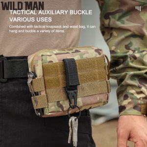 Móc nối nhẹ Keychain Nylon khóa vải đai vành đai móc cho các hoạt động ngoài trời Cắm Trại Đi Bộ Đường Dài dụng cụ leo núi