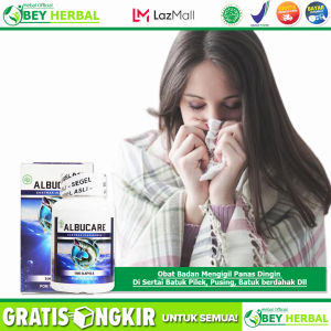 Obat Badan Meriang Panas Dingin - Obat Badan Mengigil - Obat Flu Dan Batuk Yang Aman Untuk Anak Dan Dewasa - Obat Sakit Kepala Di Sertai Demam Tinggi Ingusan / Hidung Tersumbat Mengigil Batuk berdahak Tengorokan Kering Hingga Gejala Tipes | Albucare