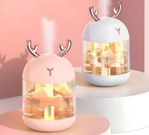 shanshop Humidifier Air Purifier Freshener Aroma Essential Oil Diffuser Rabbit white