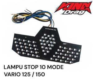 Lampu Stop LED Belakang Led 10 Mode 8 Mode lampu belakang Vario 125//Vario 150