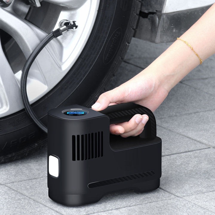 Electric auto store tire pump