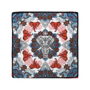 Đa chức năng thoáng khí Khăn trùm đầu in mô hình vuông thoáng khí Khăn choàng đầu hợp thời trang Thanh Niên phụ kiện