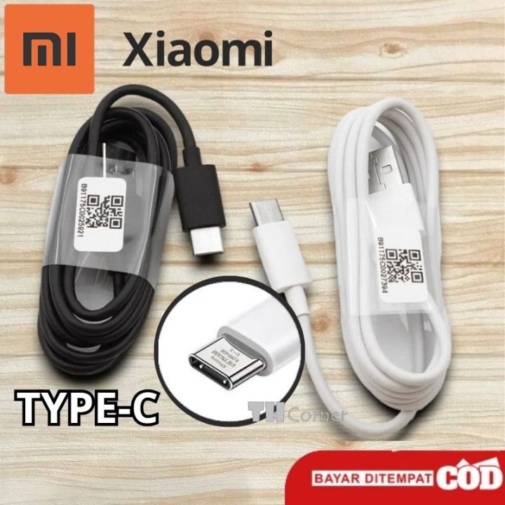 Kabel Data Xiaomi Type C Fast Charging ORIGINAL Kabel Tepsi Redmi