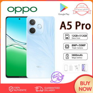 OPPO A5 Pro 5G Original cellphone Sale New Smartphone 12+512GB with Fingerprint Recognition 5800mAh Big Battery Android Gaming Phone 1 Year Warranty