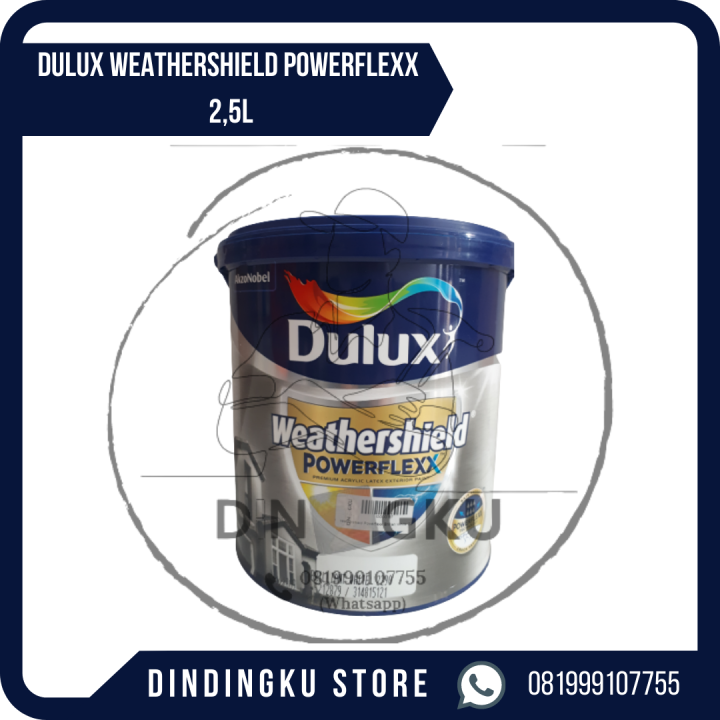 Dulux Weathershield Powerflexx Cat Tembok Exterior 2 5l Lazada Indonesia