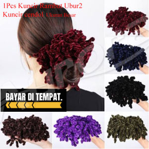 KUNCIRAN IKAT RAMBUT UBUR UBUR/Kunciran Candol/Kunciran Kriwil Aksesoris Rambut Wanita-Aurora Store