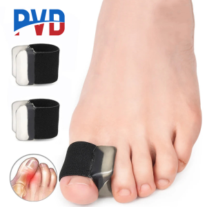 PVD 1Pair Toe Separator Hallux Valgus Bunion Corrector Orthotics Feet Bone Thumb Adjuster Correction Pedicure Feet Straightener