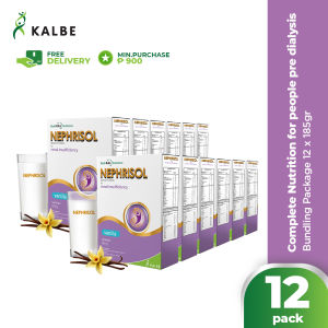 Nephrisol Vanilla 185 grams Low Protein Milk (12 x 185 grams)