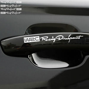 MIIQNUS Không thấm nước Đề can Vinyls Dán Vinyl Cắt đề can WRC World Racing Dán xe Decal tay nắm cửa ô tô Thiết kế hai màu