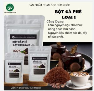BÃ CÀ PHÊ XAY HÀNG THƠM NGON bột mặt nạ làm đẹp tẩy tế bào da dưỡng da bạch hương thảo