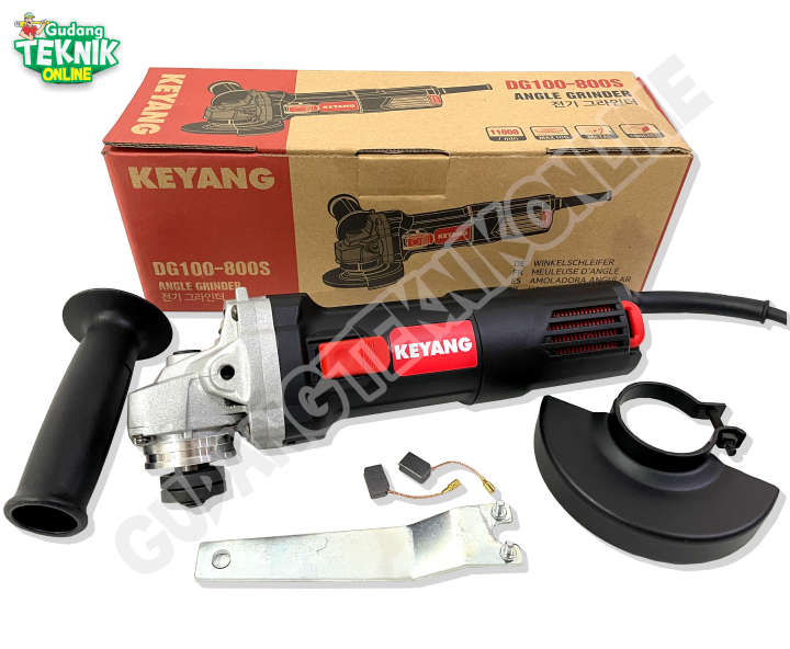 Mesin Gerinda 4" KEYANG DG100-800S Gurinda Grinda Grenda Listrik 4 Inch DG 100 800SDisc Grinder DG100 800S KEYANG