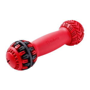 TRUELOVE Durable Dog Chew Toys Rubber Dog Toys Interactive Easy to Clean Indestructible Feeder Game for Aggressive Chewer