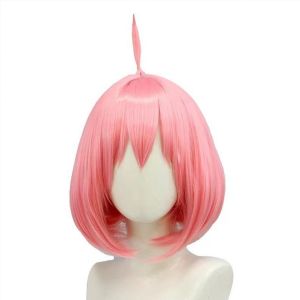 Wig Anya Forger Manmei SPY×FAMILY Cosplay Wig Pink Bob Pendek