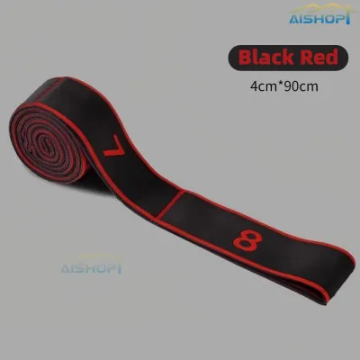 [SG Seller]Multi-Loop Stretching Strap Fitness Resistance Band Pilates & Dance Strap Numbered Stretching Strap for Flexibility Training