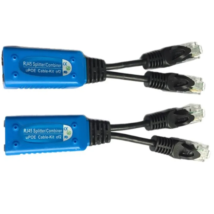RJ45 Splitter Combiner POE Adapter Cable Connectors UPOE Cable Passive ...