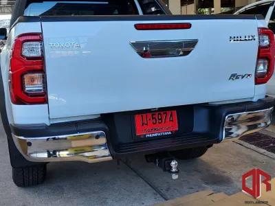 ชุดลากพ่วงเรือ - Tow bar OUTLANDER4x4 ชุดคานลากพ่วง สำหรับรถกระบะและSUV ท้ายลากพ่วง ชุดลากคานจูง ลากเทรลเลอร์ กันชนลากพ่วง ไม่ต้องถอดกันชนเดิม