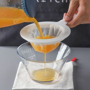 Saringan Susu Kacang Kopi Teh Filter Nylon Strainer Kain Penyaring Mesh