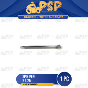 Spie Pen 2 x 25 (Harga Per 1 PCS) - Split Spi Cotter Pin Pengunci Baut Mur Universal Kebutuhan