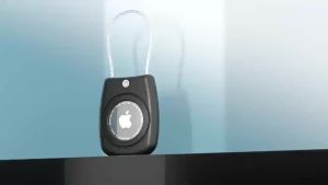 Waterproof Airtag Case Secure Tracker Holder Anti-Lost Shockproof Case with Lock for AirTag