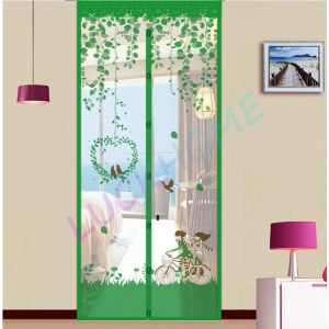 Tirai Magnet Mesh Anti Nyamuk  90x210cm Gorden Magnet Anti Nyamuk Serangga Tirai Magnet Anti Nyamuk Bahan Plastik PVC