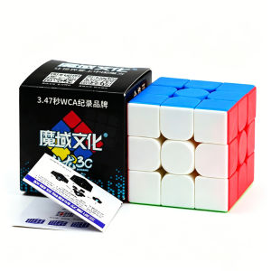 3x3x3 Magic Cube Stickerless Rubiks Cube Puzzle Professional Speed Cubes Educational Toys