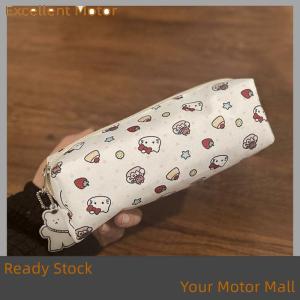Excellent Ready Stock Sweet Cute Hello Kitty Printed Pencil Case Cosmetic Bags Large Capacity Portable Girly Storage Bag KT Cat Stationery Pouch Gifts