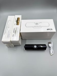 โคมไฟ RGB แบบแม่เหล็กและชาร์จใหม่ได้ไฟ Led กลางคืนพระอาทิตย์ตกดินพร้อมเซ็นเซอร์ตรวจจับการเคลื่อนไหวโคมไฟติดผนังไร้สายสำหรับบันไดตู้ห้องโถงห้อง