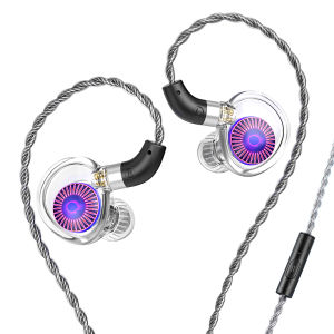 TRN Medusa Headphones High-performance HiFi Earphone DLC Dynamic Drivers IEMs with 2Pins Cable Earbuds For xiaomi