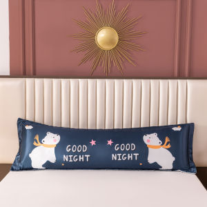 SUNLIGHT HOME ปลอกหมอนยาวระบายความร้อนด้วยน้ำแข็งปลอกหมอนข้างยาวขึ้น ปลอกหมอนคู่ชิ้นเดียวหลายรูปแบบ ปลอกหมอนคู่ระบายอากาศได้