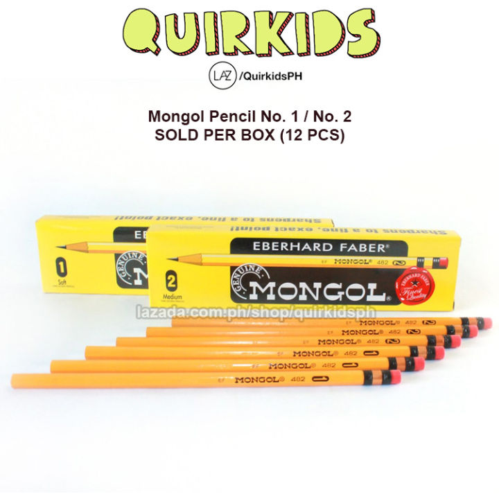 Mongol Pencil No 1 / 2 Per Box Writing | Lazada PH