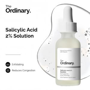The Ordinary 2% Salicylic Acid Solution 30ml Gentle Exfoliate Clear Acne Unclog Pores Smooth Rough Skin Reduce Blackheads Control Excess Oil