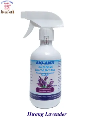 Chai xịt khử mùi diệt khuẩn hương tinh dầu tự nhiên Bio-Anti Khử mùi phòng Toilet Khu vực gây mùi Giúp thơm mát