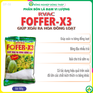 [COMBO 2 GÓI] Phân Bón Lá Đạm Vi Lượng RVAC FOFER-X3 (Gói 100g)