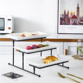 3 Layer Serving Platter Buffet Cake Display Rack Cupcake Stand Serveware Holder Party Pastry Cake Fruit Tray Plate Creative Snacks Bread Cookie Dessert Candy Storage Plate For Wedding Christmas Party. 
