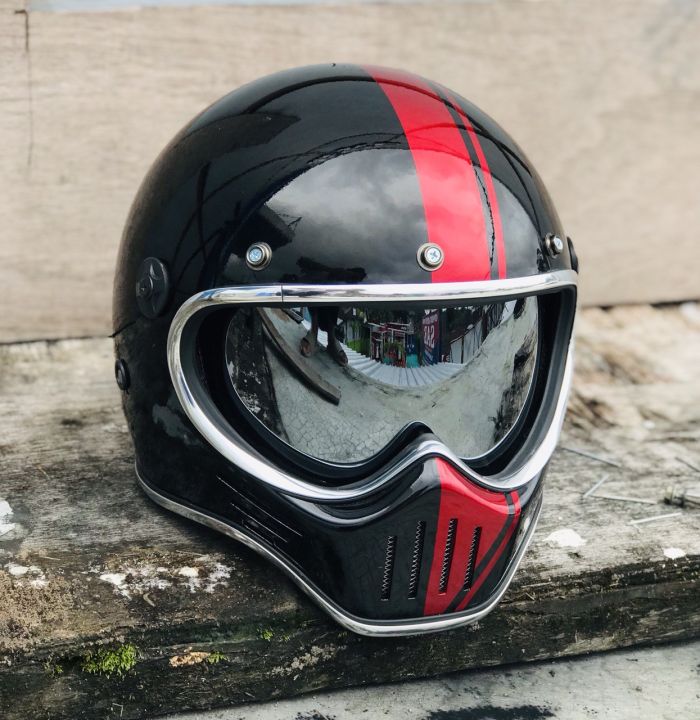 Helm full hot sale face custom