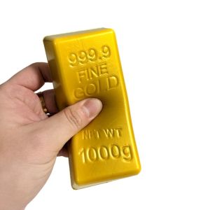 MAYIT PU Gold Brick Squeeze Toys Gold Bars Slow Rebound Decompression Toy  Soft Sensory Fidget Toy For Kids