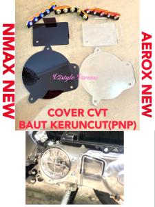 MIKA COVER CVT NMAX NEW AEROX 155 BARU 2020 2021 2022 FULL SET BAUT TUTUP CVT NMAX BARU AEROX NEW CONNECTED SET BAUT KERUCUT L GOLD BIRU MERAH SILVER HITAM COVER CVT RYBEN BENING AKRILIC MIKA CVT NMAX COVER PELINDUNG CVT AKRILIK TRANPARAN PENUTUP KIPAS