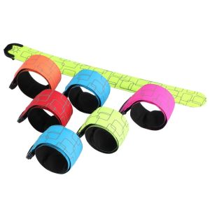 BETTERFORM USB Rechargeable Night Running Armband 5 Colors Battery Style Leg Warning Wristband Light Weight Reflective Running Gear Night Cycling Running