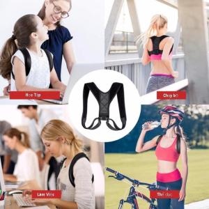 Đai chống gù lưng nữ nam chất liệu bền thoáng khí định hình cột sống