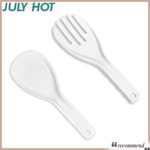 [JULYHOT] Large Rice Spoon Plastic Meal Spoon Non Stick Kitchen Gadgets Hand Roll Spoons Rice Shovel Kitchen Supplies Thickened Rice Fork