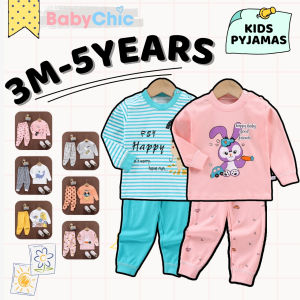 ชุดนอนเด็ก บูดัก ชุดนอนเด็กแขนยาว ชุดนอนแขนยาว ชุดนอน 3 เดือน - 6 ปี【TAOXIAOMU】