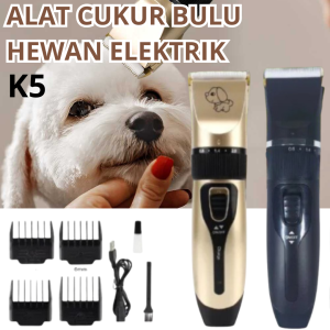 COD Kirim Cepat BaoRun Alat Cukur Elektrik Bulu Domba Hewan Kucing Anjing Pet Rechargeable K5